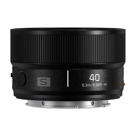 Panasonic LUMIX S 40mm f/2 Compact Prime L-Mount Lens for Full-Frame Mirrorless Cameras (Black)