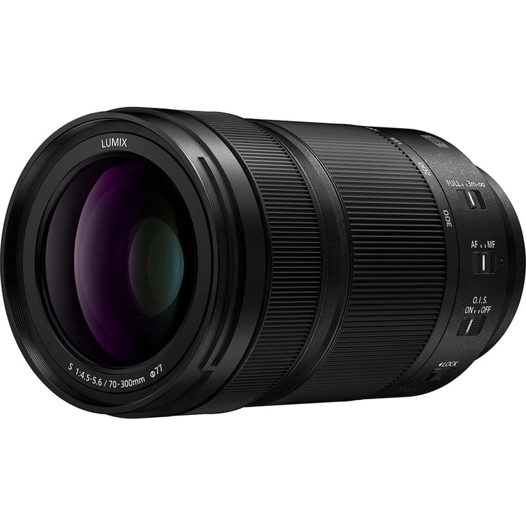 Open Box Panasonic LUMIX S Series Camera Lens, 70-300mm F4.5 Open Box Panasonic LUMIX S Series Camera Lens, 70-300mm F4.5