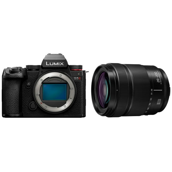 Panasonic LUMIX S5II Mirrorless Camera with LUMIX S Series 28-200mm F4-7.1 Macro O.I.S. Lens (International Model)