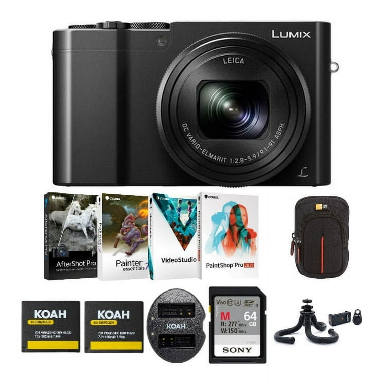 Panasonic LUMIX ZS100 20.1MP 4K Digital Camera Black Holiday