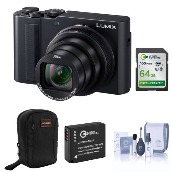 Panasonic LUMIX ZS300 4K Compact Digital Camera, Black