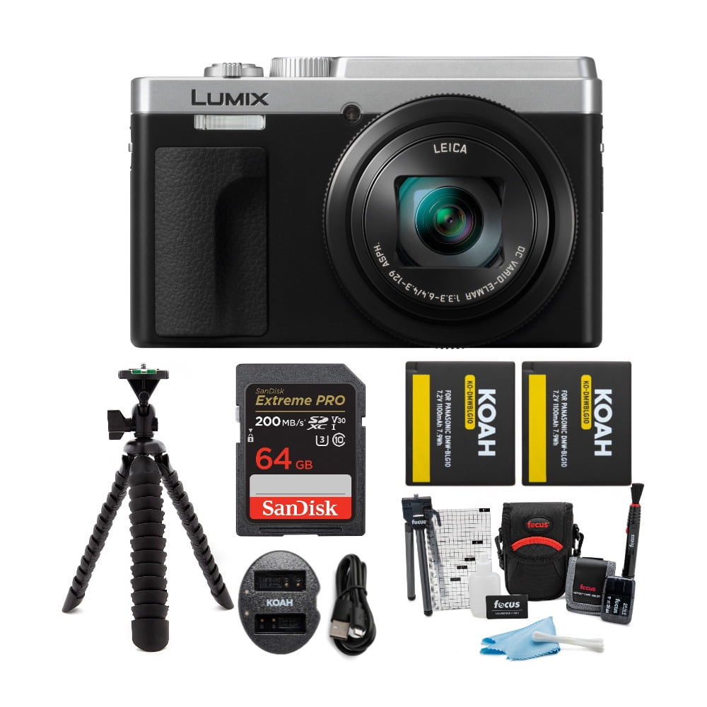 Panasonic LUMIX ZS80 24720mm Travel Zoom Lens Digital Camera (Silver