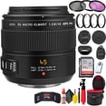 thumbnail image 1 of Panasonic Leica DG Macro-Elmarit 45-mm F/2.8 ASPH Mega O.I.S Lens + Accessories, 1 of 2
