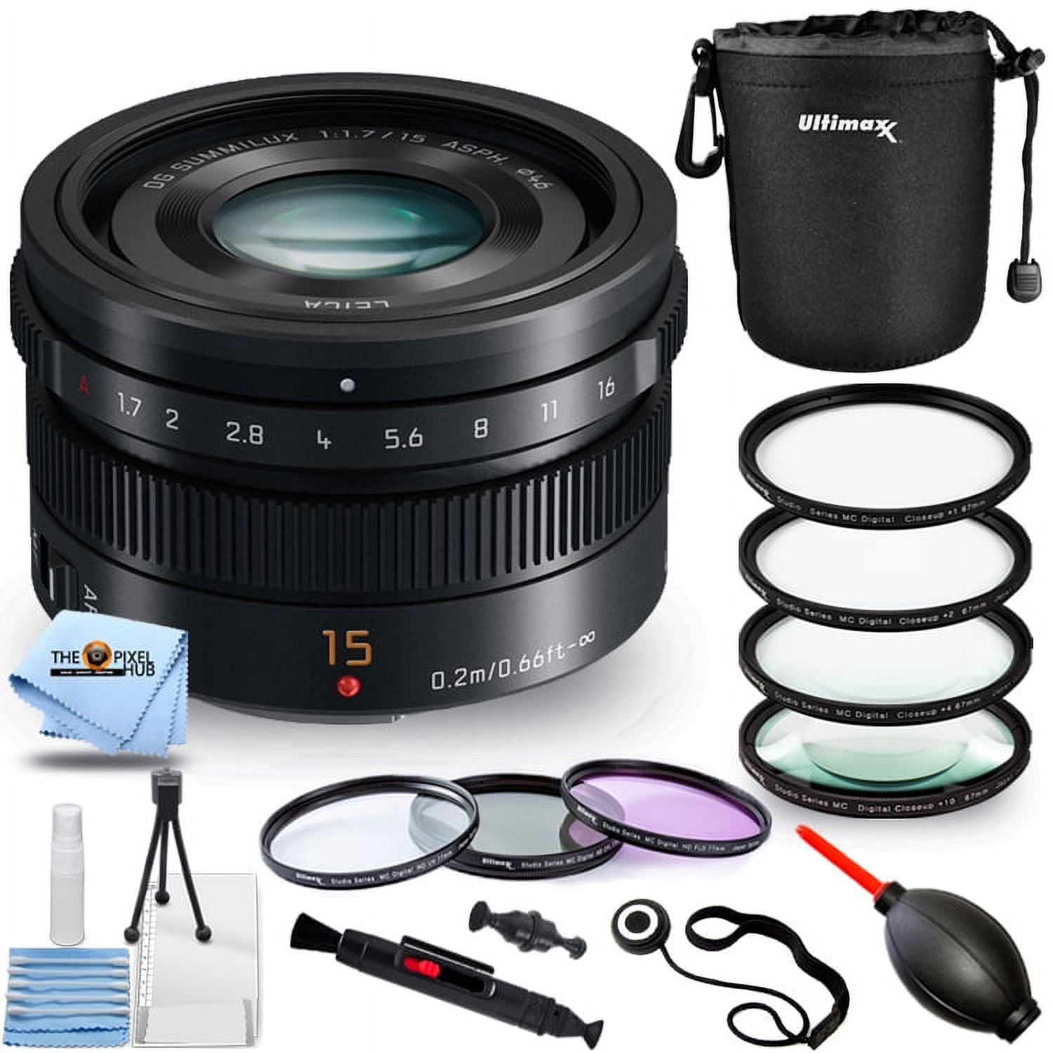 DG SUMMILUX 15mm F1.7とH-E08018 2個セット DG SUMMILUX 15mm F1.7とH-E08018 2個セット