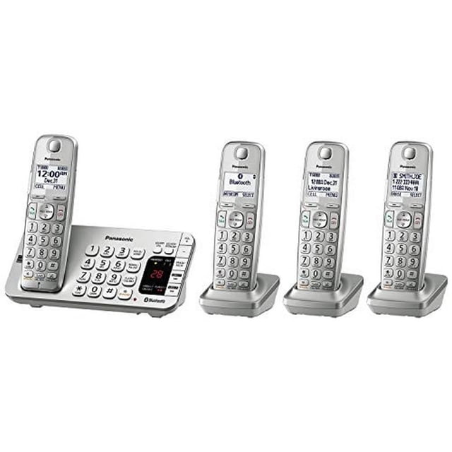 Panasonic Link2Cell Bluetooth Cordless DECT 6.0 Expandable Phone System