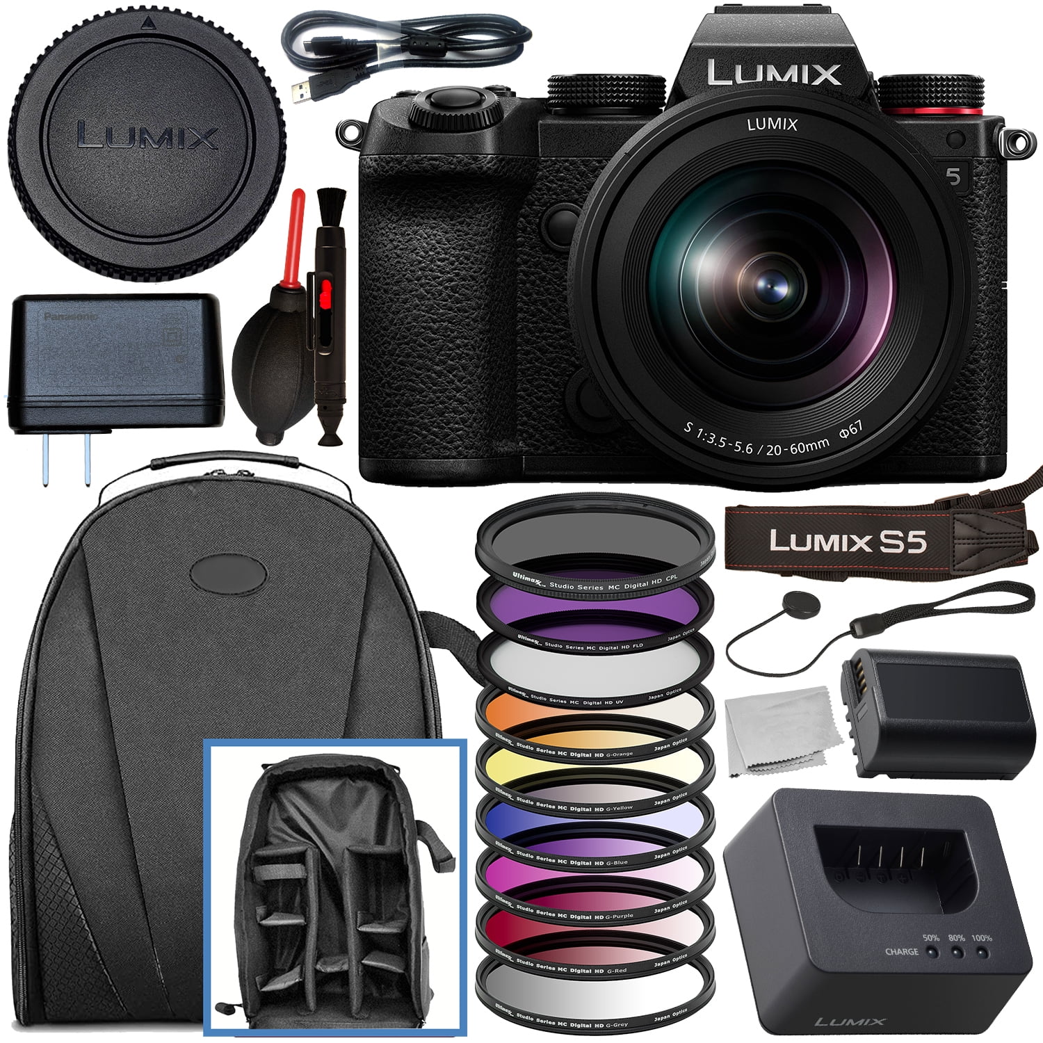 ★Panasonic LUMIX DC-S5 Panasonic LUMIX S5 Full Frame Mirrorless Camera Body Only - DC-S5BODY