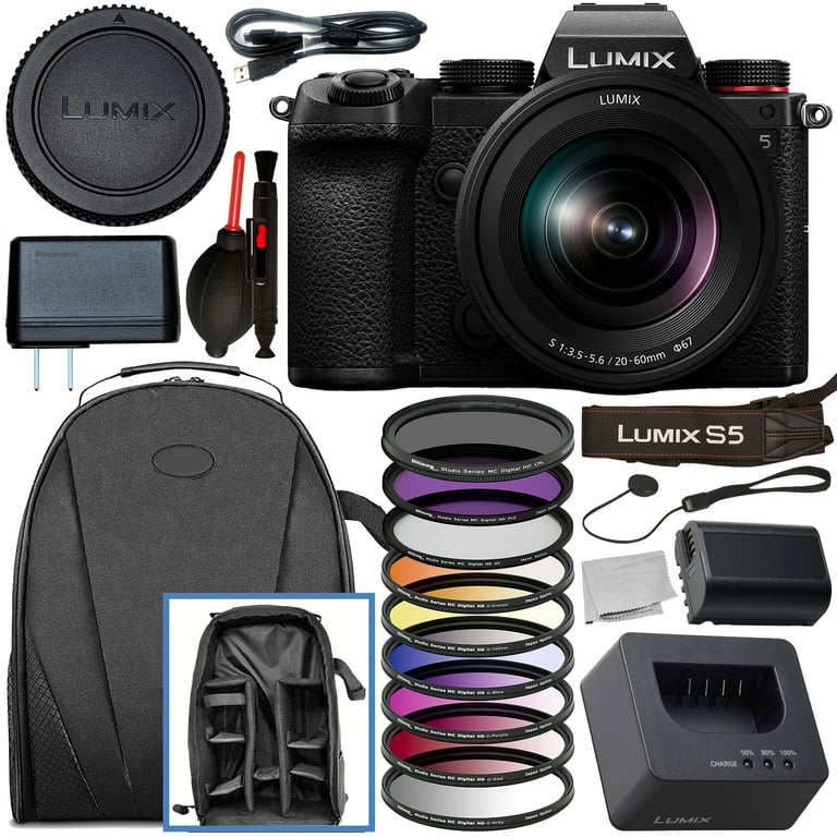 Panasonic Lumix DC-S5 Mirrorless Digital Camera with Lumix S