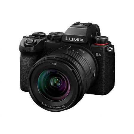 Panasonic - LUMIX S5 Mirrorless Camera Body with 20-60mm F3.5-5.6 Lens - DC-S5KK - Black