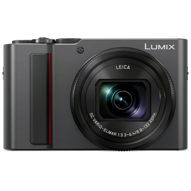 Panasonic Lumix DC-ZS200 4K Wi-Fi Digital Camera (Silver)