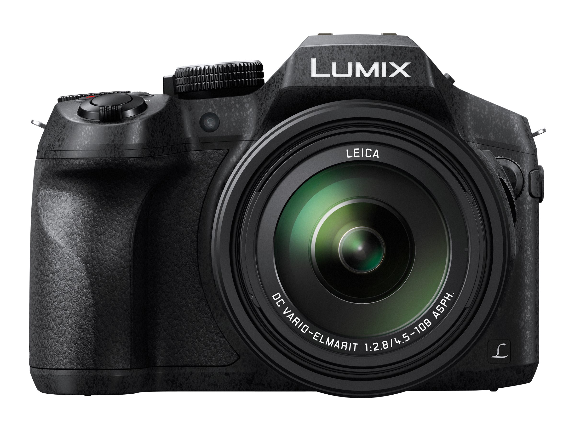 Panasonic Lumix DMC-FZ300 - Digital camera - compact - 12.1 MP - 4K / 25 fps - 24x optical zoom - Leica - Wi-Fi - black - image 1 of 16