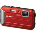 thumbnail image 1 of Panasonic Lumix TS30 16 Megapixel Compact Camera, Red, 1 of 2