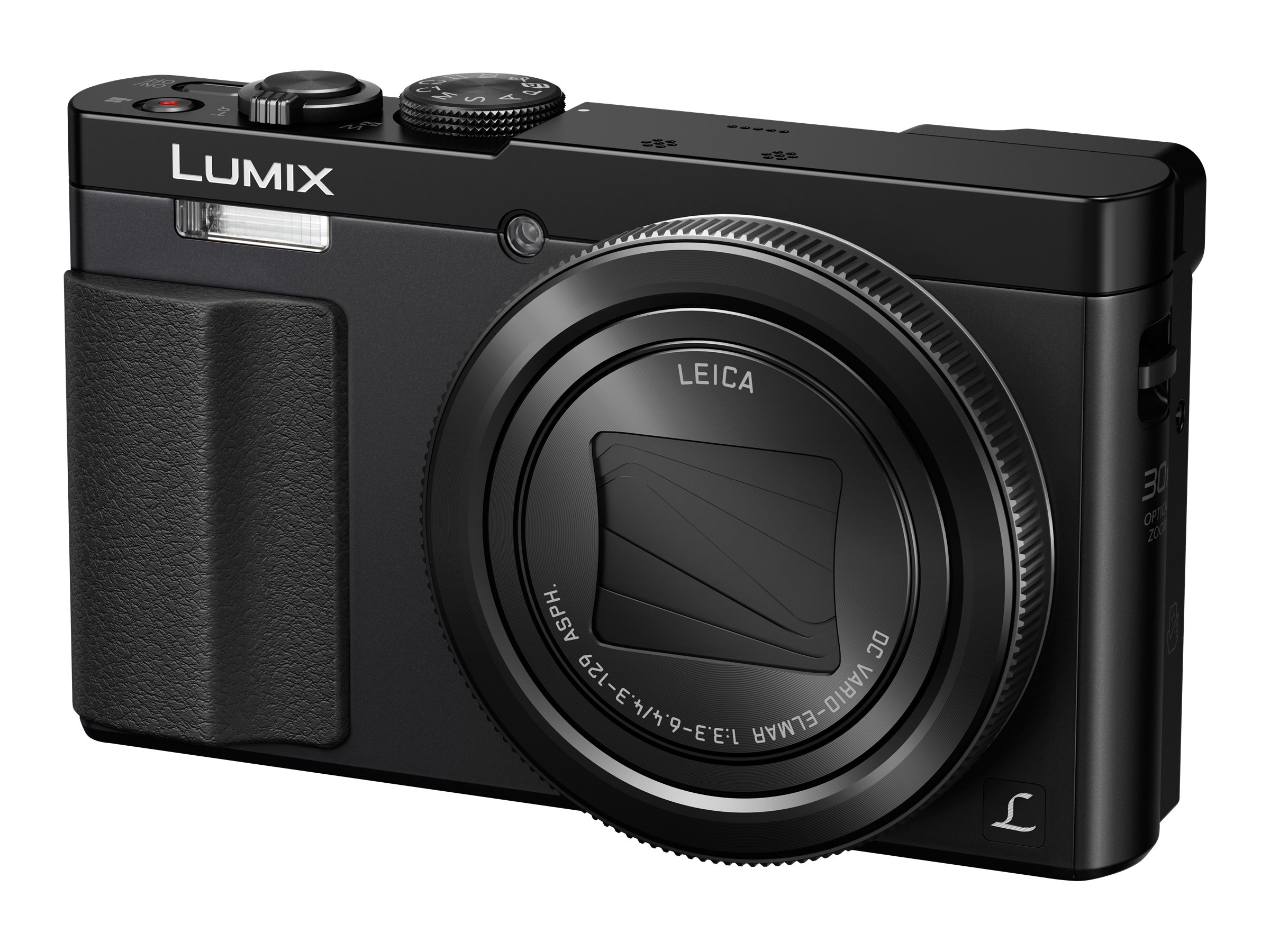 Panasonic Lumix DMC-ZS50 - Digital camera - compact - 12.1 MP - 1080p - 30x optical zoom - Leica - Wi-Fi, NFC - black - image 1 of 10