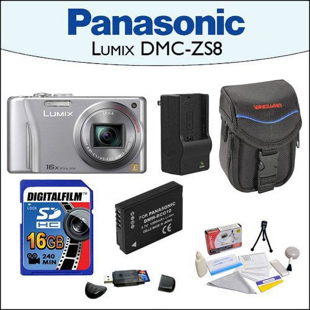 Panasonic Lumix DMC-ZS8 14.1 MP Digital Camera with 16x Wide Angle