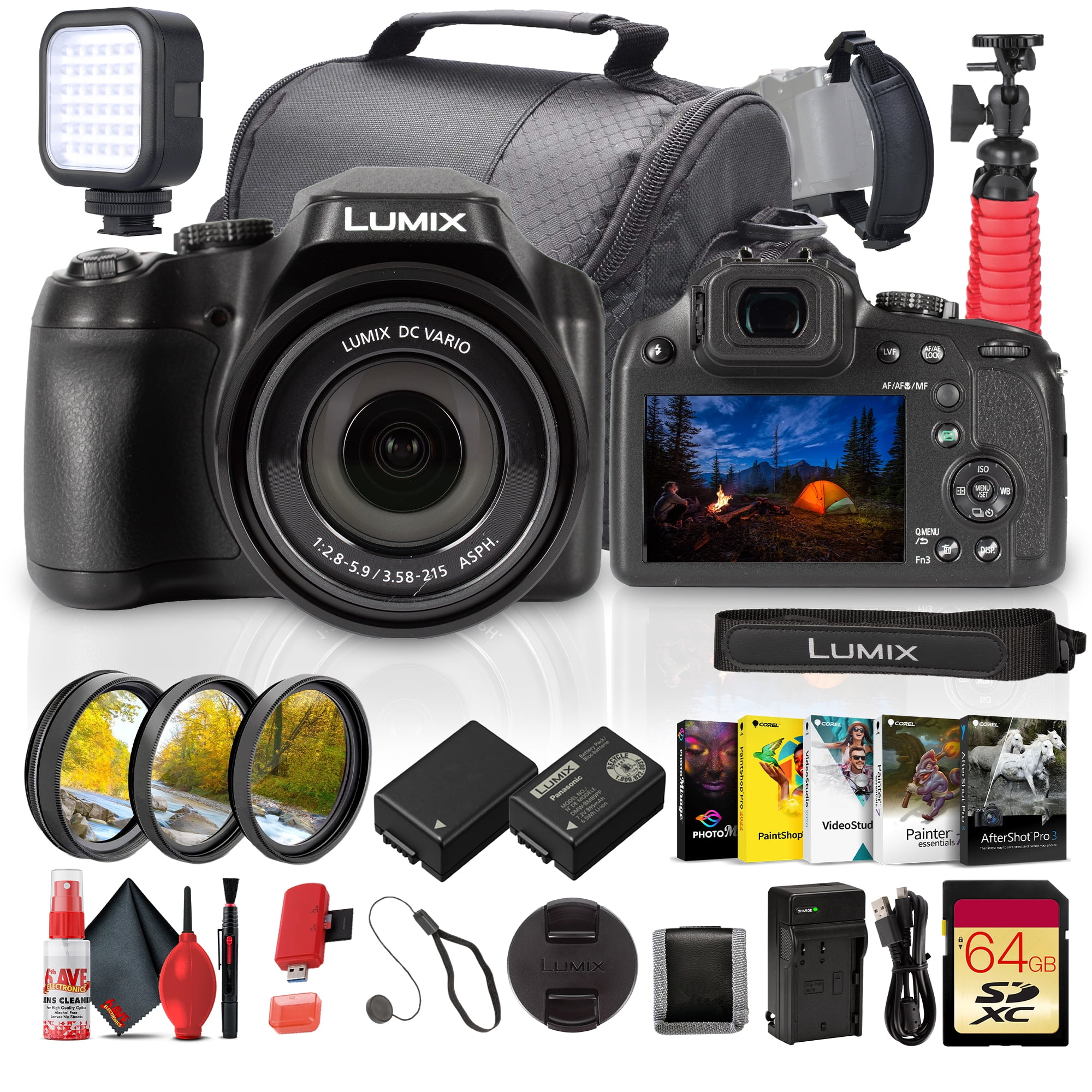 Panasonic Lumix FZ85D / FZ80D Digital Camera 18.1MP MOS Sensor 60x