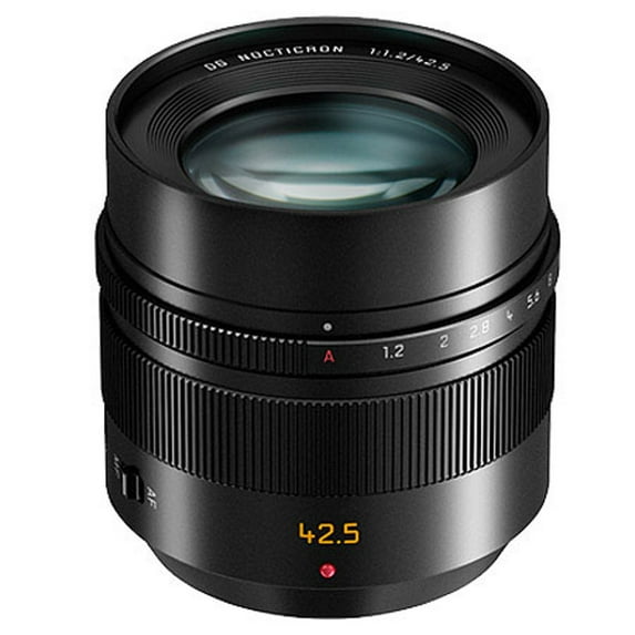 Panasonic Lumix G 42.5mm f/1.2 Leica DG Nocticron ASPH. Lens for G Series Cameras (Black)