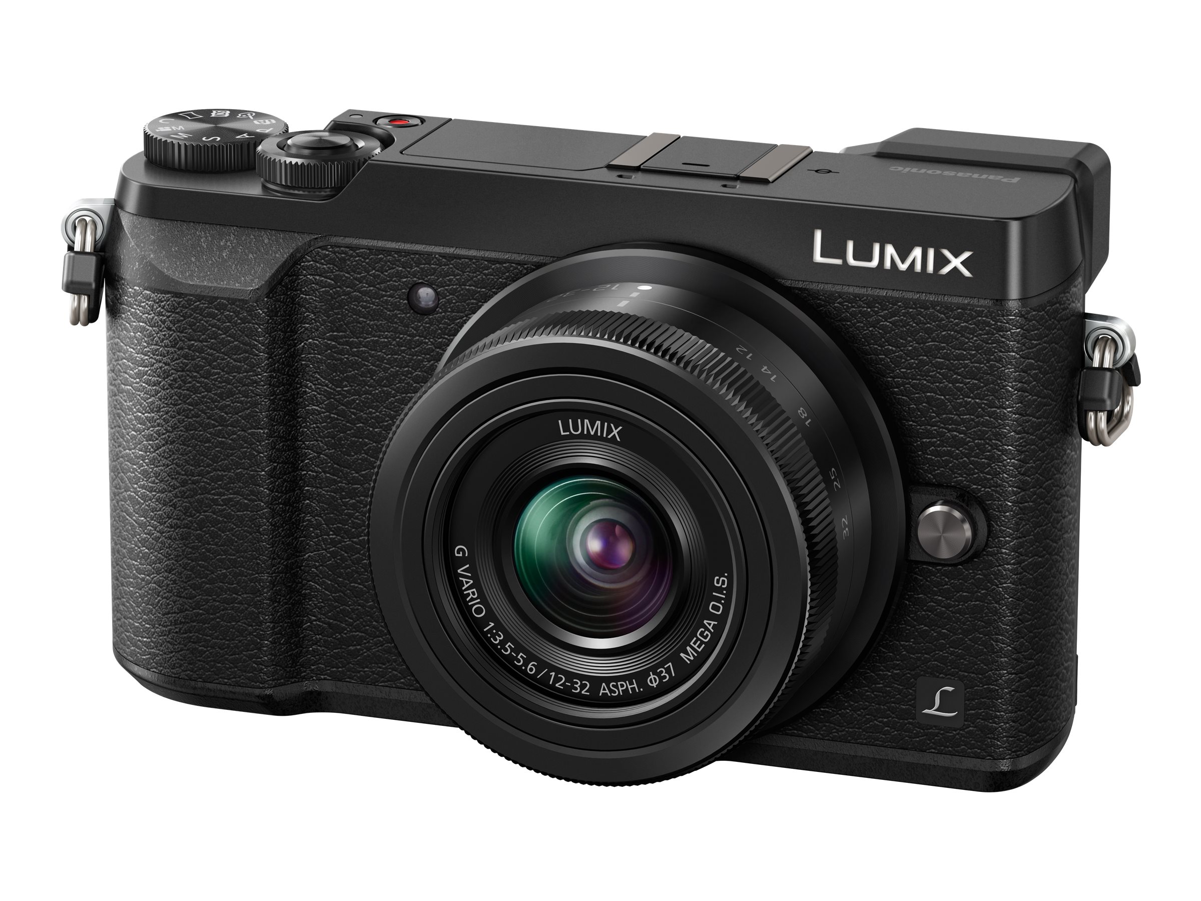 Panasonic Lumix G DMC-GX85K - Digital camera - mirrorless - 16.0 MP - Four Thirds - 4K / 30 fps - 2.7x optical zoom 12-32mm lens - Wireless LAN - black - image 1 of 10