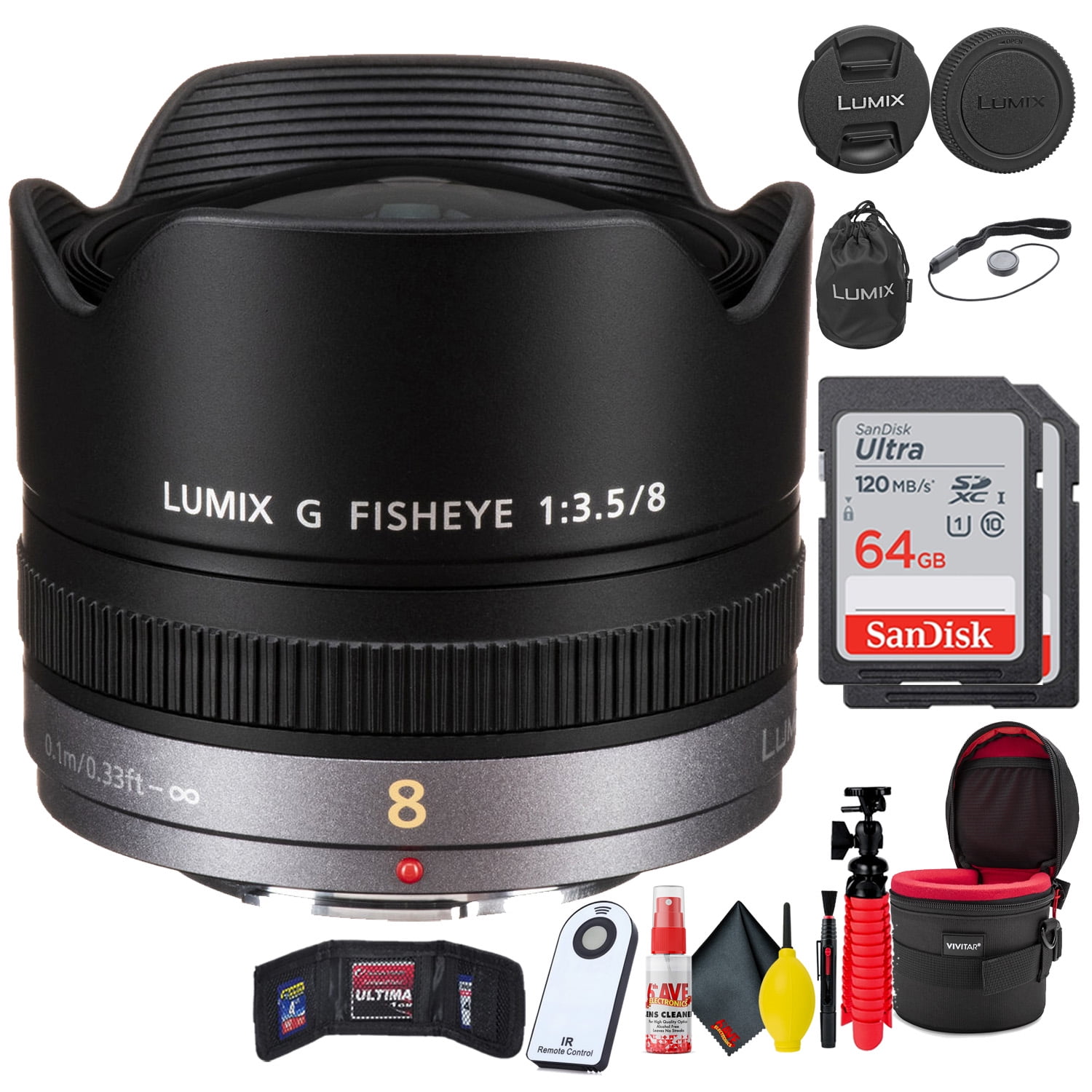 ★ Panasonic LUMIX G FISHEYE 8mm F3.5 Panasonic Lumix G Fisheye 8mm f/3.5 Lens – Reef Photo & Video