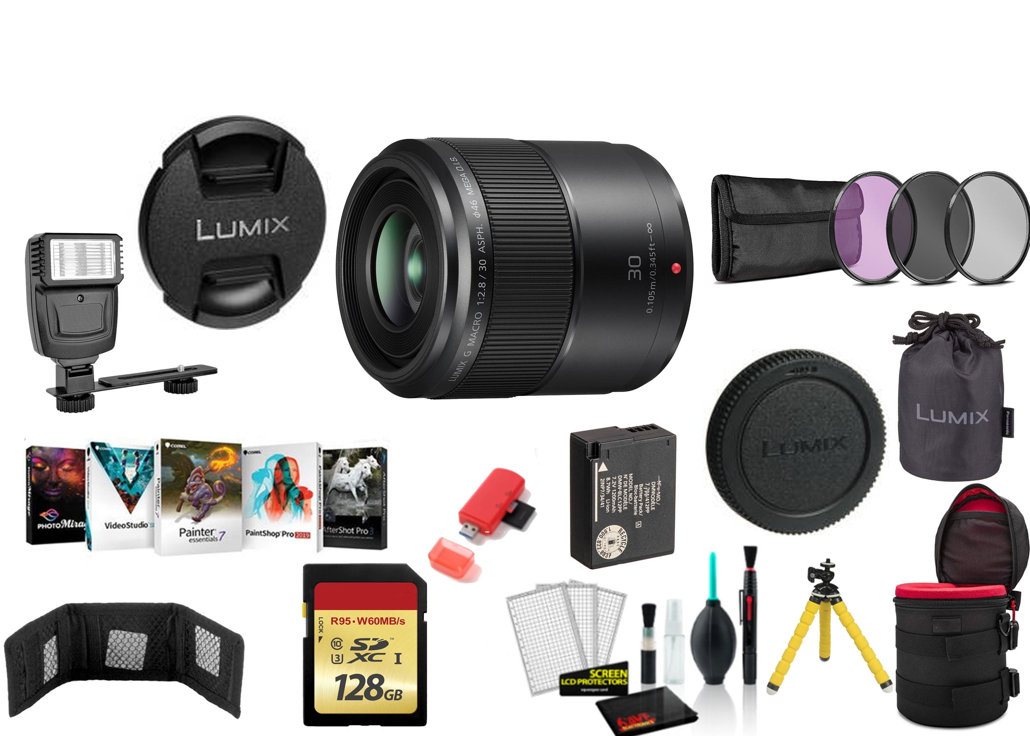 Panasonic Lumix G Macro 30mm F/2.8 ASPH. MEGA O.I.S. Lens with