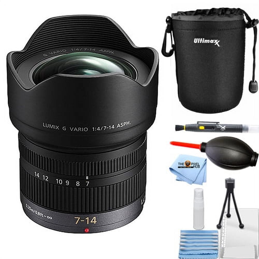 Panasonic Lumix G Vario 7-14mm f/4.0 ASPH. Lens - Micro 4/3 Kit