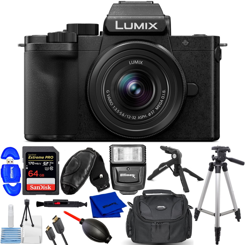 Panasonic Lumix G100 Mirrorless Camera with 1232mm Lens DCG100KK