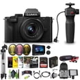 thumbnail image 1 of Panasonic Lumix G100D 4K Mirrorless Vlogging Camera with Micro Four Thirds 12-32mm Lens and Tripod Grip, Vlogger Bundle with Lilliput 7" Monitor + Cleaning Kit + RODE Video Microphone + Accessories, 1 of 8
