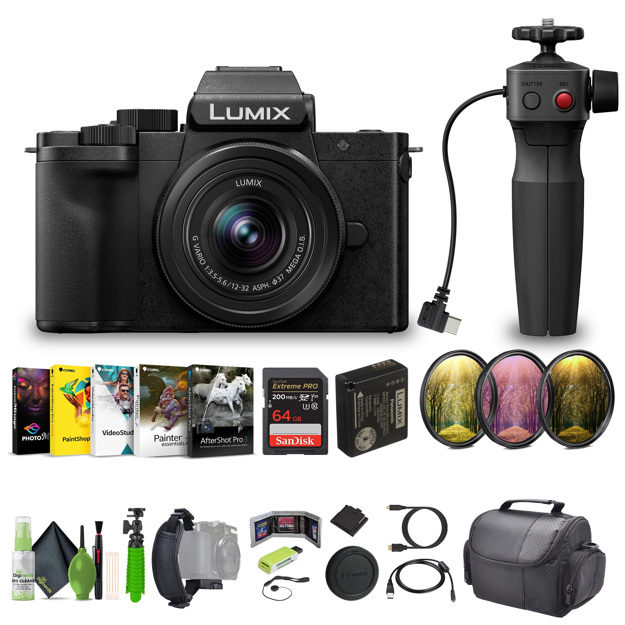 Panasonic Lumix G100D 4K Mirrorless Vlogging Camera for Video