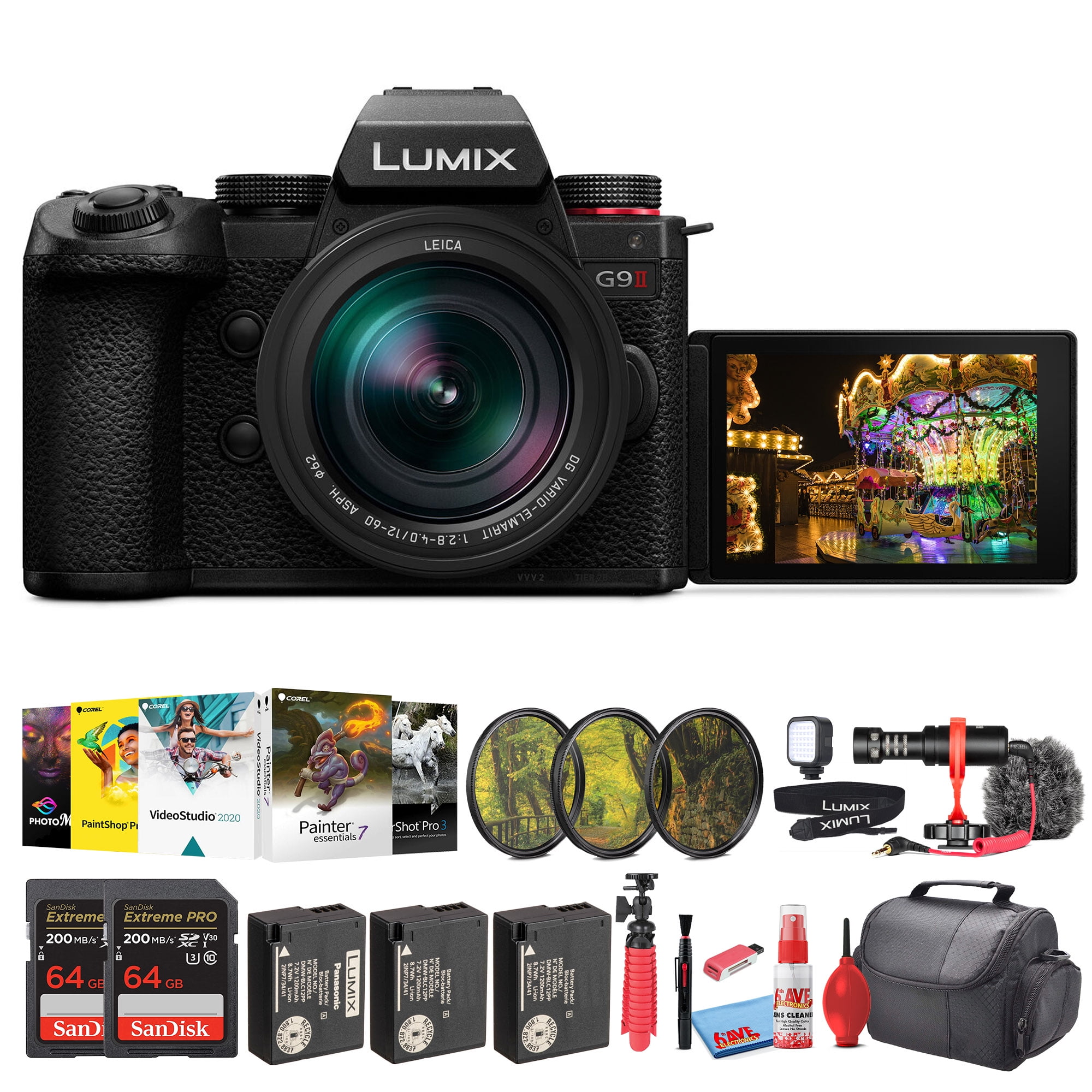 Panasonic Lumix G9 II Micro Four Thirds Mirrorless Camera, 25.2MP with ...