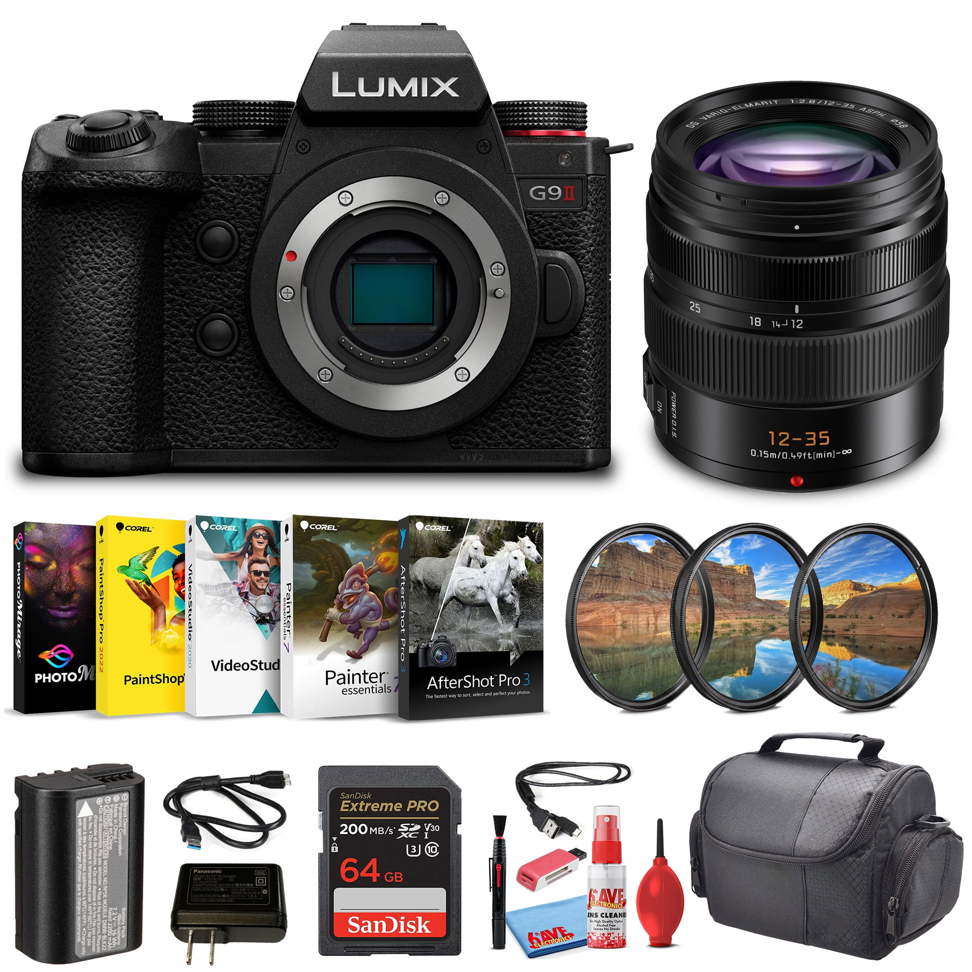 TOP MINT in Box] Panasonic LUMIX DC-G9 PRO II Black Body DC-G9M2 