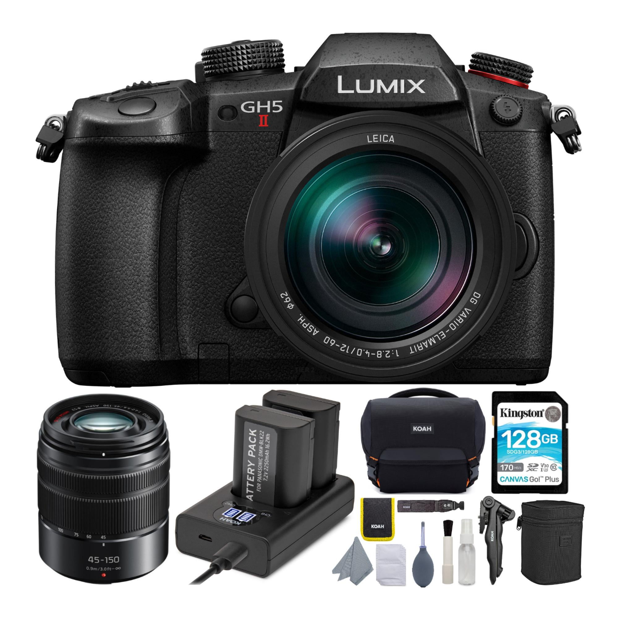 Panasonic Lumix GH5 II Mirrorless Camera Professional Bundle W/1260