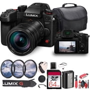 Panasonic Lumix GH7 Mirrorless Micro Four Thirds Camera with 12-60mm F/2.8-4 Lens DC-GH7LK + 64GB Card + More