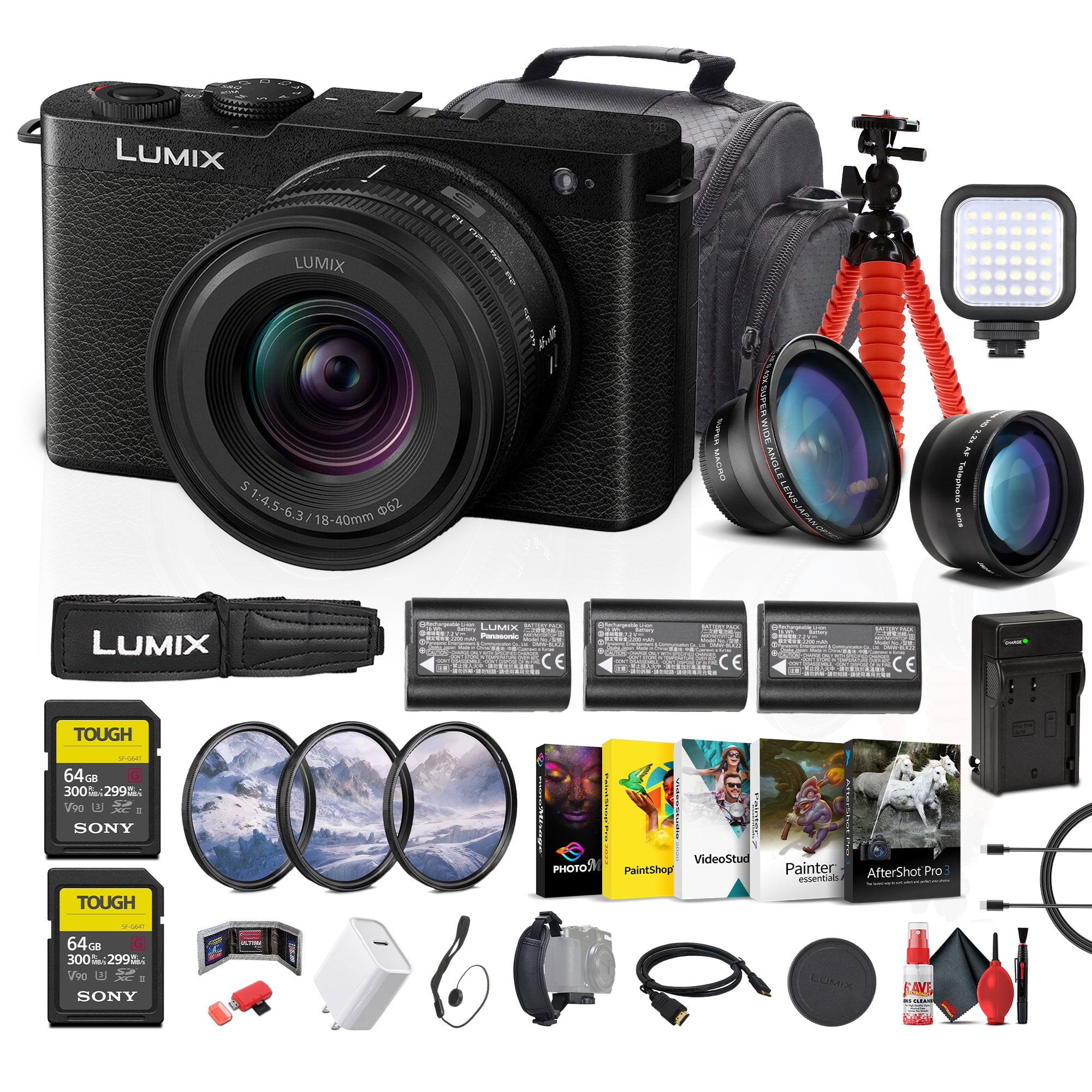 Panasonic Lumix S9 Full Frame Mirrorless Camera with 18-40mm f/4.5