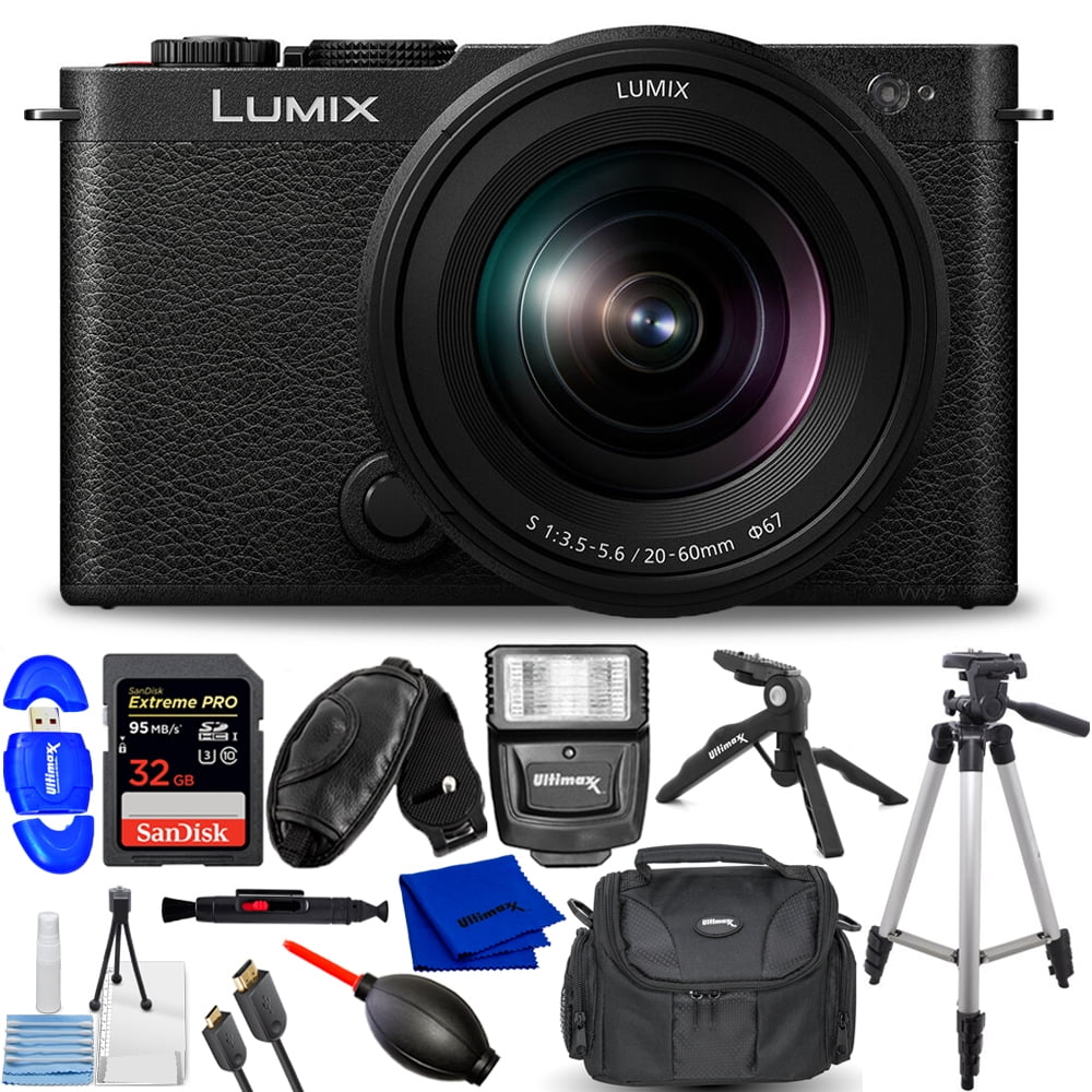 Panasonic Lumix S9 Mirrorless Camera with S 2060mm Lens (Jet Black
