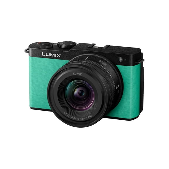 Panasonic Lumix S9N Full-Frame Compact and Lightweight Body Mirrorless Camera for Social Media and Travel with Lumix S9 1840 Lens Kit (Mint Green)