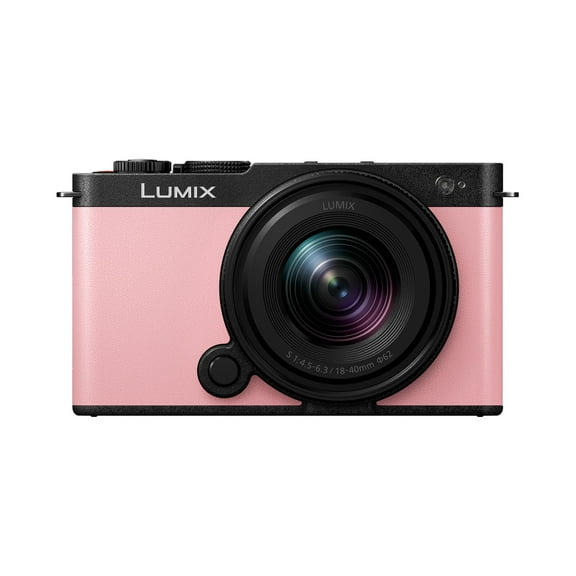 Panasonic Lumix S9N Full-Frame Compact and Lightweight Body Mirrorless Camera for Social Media and Travel with Lumix S9 1840 Lens Kit (Pink)