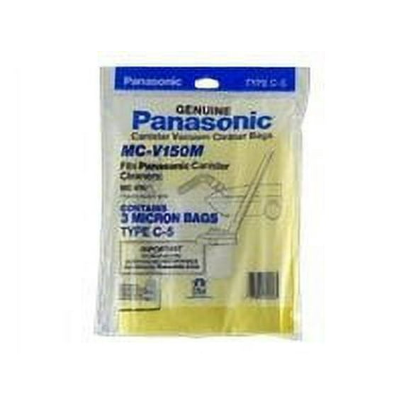 3 Pack Panasonic Mc-V150M Replacement Bag For Canister