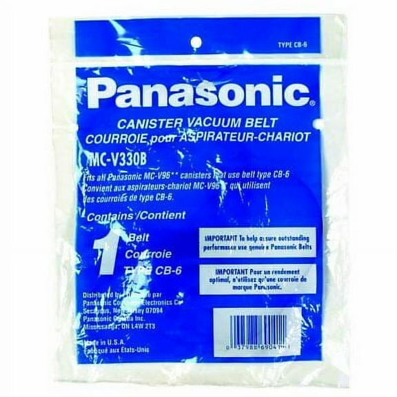 Panasonic MC-V330B Replacement Belts for Pansonic Power Head Canister Vacuum Cle