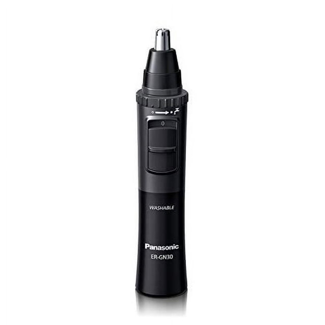 Panasonic Men&rsquo;s Ear and Nose Hair Trimmer, Wet Dry Hypoallergenic Dual Edge Blade - ER-GN30-H