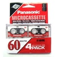 thumbnail image 1 of Panasonic Microcassette MC-60 Tape 4 Pack, 1 of 1