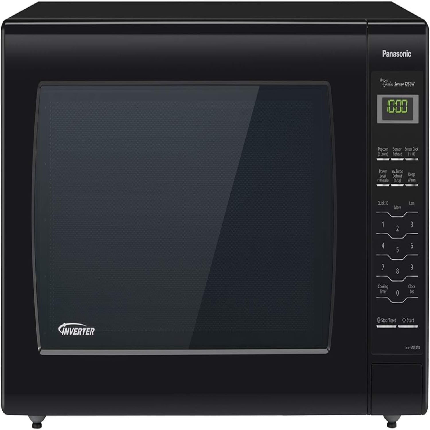 Panasonic Microwave Oven NNSN936B Black Countertop with Inverter