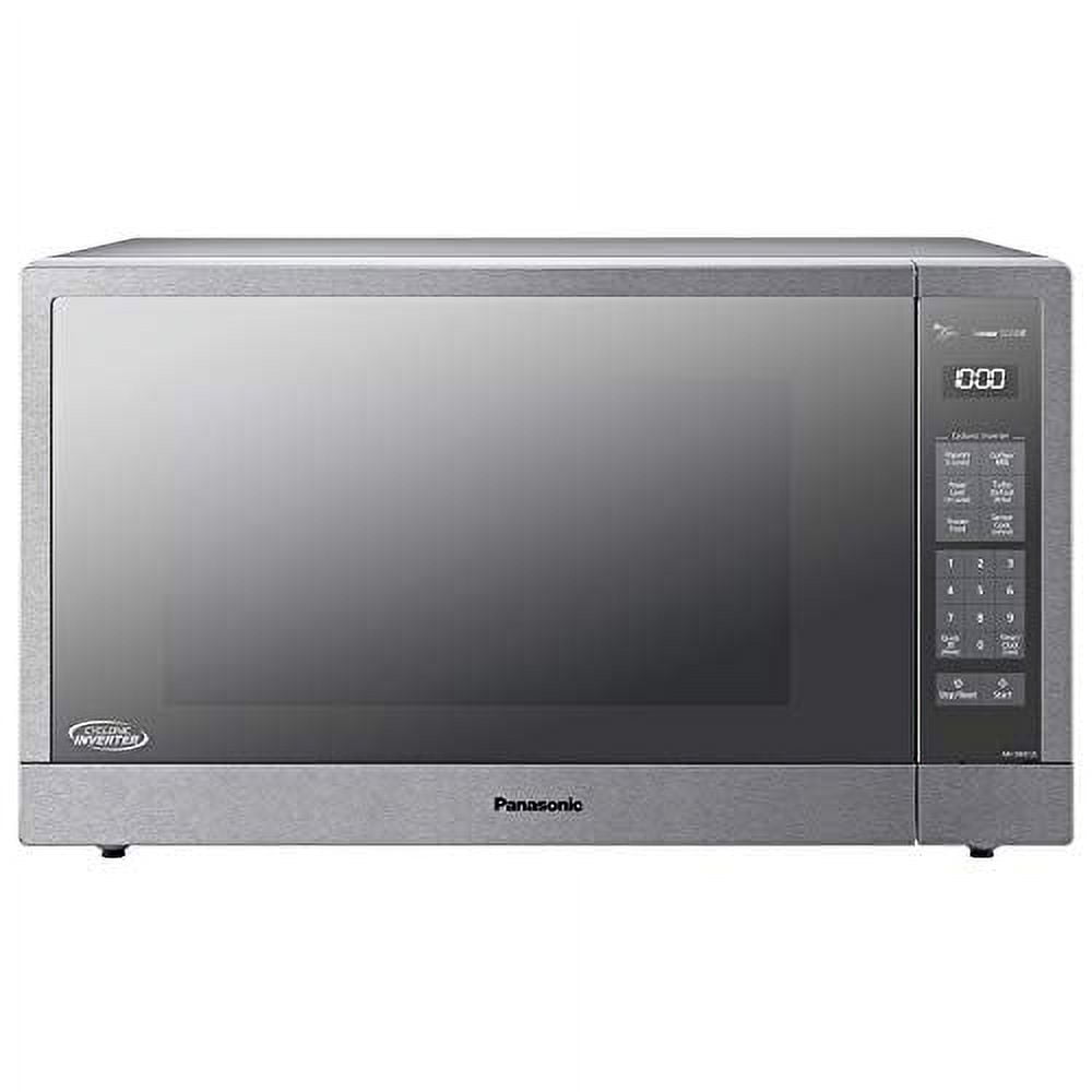 Compact Microwave Oven Stainless Steel and Silver - Grey - 15.8 x 20.7 x  12.2 inches - Bed Bath & Beyond - 31414897