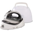 thumbnail image 1 of Panasonic NI-WL600 Cordless, Portable 1500W Contoured Multi-Directional Steam/Dry Iron, Stainless Steel Soleplate, Power Base and Carrying/Storage Case, Silver, 1 of 9