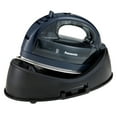 thumbnail image 1 of Panasonic NI-WL700A Cordless Steam/Dry Iron, 1500W Wide Stainless Steel Plate, Blue, 1 of 8