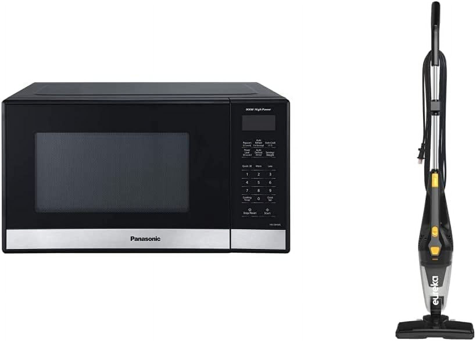 Panasonic NN-SB458S Compact Microwave, 0.9 cft, Stainless Steel & Nordic  Ware Deluxe Plate Cover 