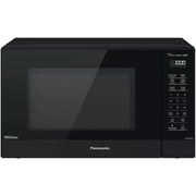 Panasonic NN-SN65KB Microwave Oven with Inverter Technology 1200W, 1.2 cu.ft. Small Genius Sensor One-Touch Cooking, Popcorn Button, Turbo Defrost-NN-SN65KB Black