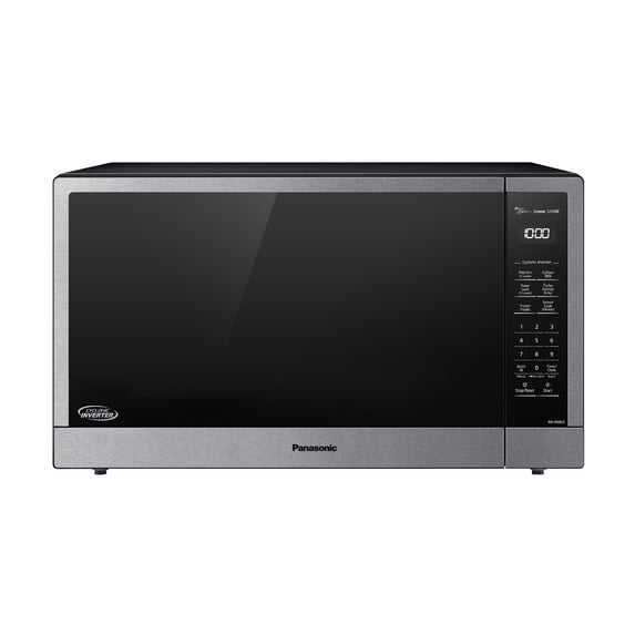 Panasonic NN-SN98JS Microwave Oven Stainless Steel Countertop/Built-In with Inverter & Genius Sensor, 2.2 Cubic Foot