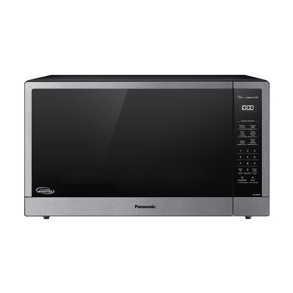 Panasonic NN-SN98JS Microwave Oven Stainless Steel Countertop/Built-In with Inverter & Genius Sensor, 2.2 Cubic Foot