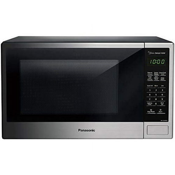 Panasonic NNSU676S 1.3 Cubic Feet Countertop Microwave Ovens in Stainless Steel