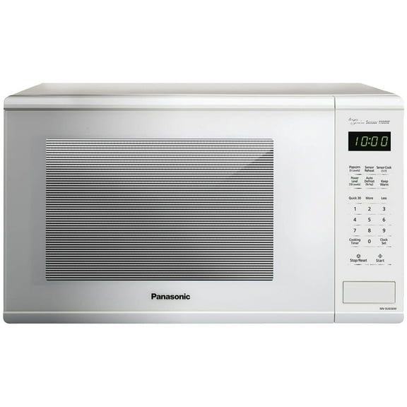 Panasonic  New 1.3 Cu. ft. 1100W Genius Sensor Countertop Microwave Oven in White