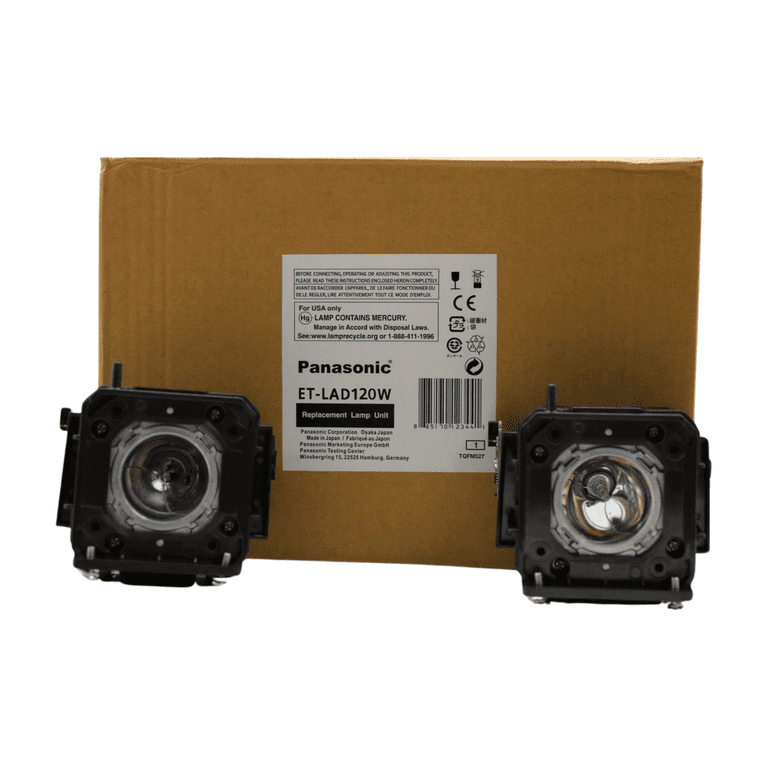 OEM ET-LAD120PW Lamp & Housing TwinPack for Panasonic Projectors