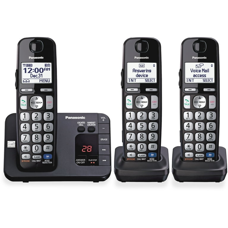 Panasonic, PANKXTGE233B, KXTGE233B Digital Cordless Answ. System Panasonic, PANKXTGE233B, KXTGE233B Digital Cordless Answ. System